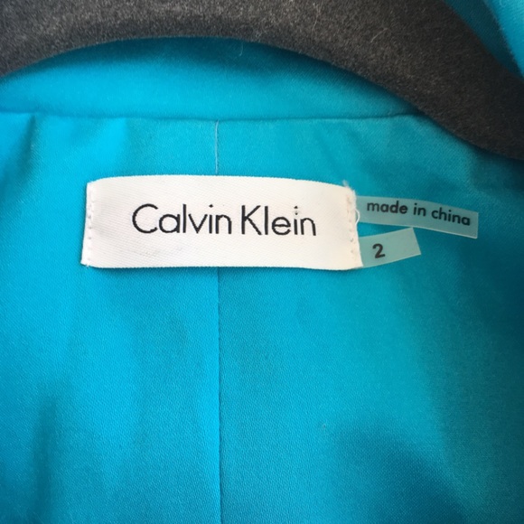 Calvin Klein Button Down Sleeveless Ruffle dress - Picture 5 of 6